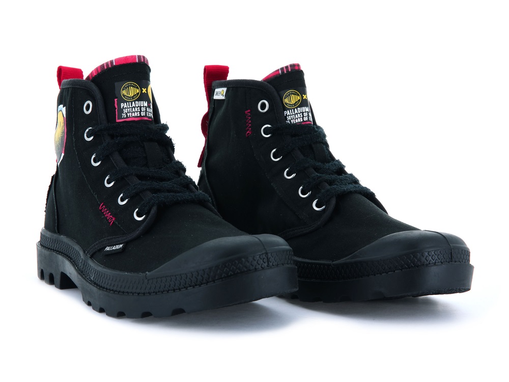 Botas Palladium PAMPA X SMILEY 1970 Hombre Negras | Costa Rica-68957